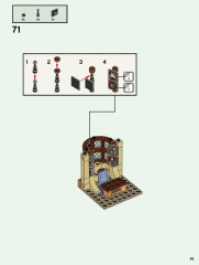 LEGO 76389 instructions page 43 – build guide