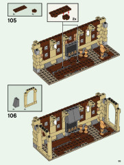 LEGO 76389 instructions page 65 – build guide
