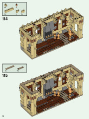 LEGO 76389 instructions page 72 – build guide