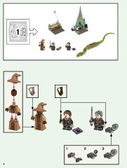 LEGO 76389 instructions page 8 – build guide