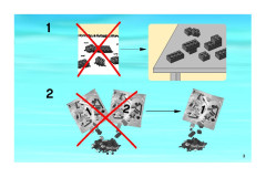 LEGO 7639 instructions page 3 – build guide