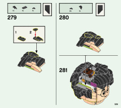 LEGO 76393 instructions page 129 – build guide