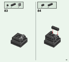 LEGO 76393 instructions page 43 – build guide