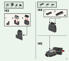LEGO 76393 instructions page 71 – build guide