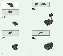 LEGO 76393 instructions page 74 – build guide