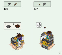 LEGO 76393 instructions page 95 – build guide