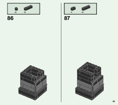 LEGO 76393 instructions page 43 – build guide