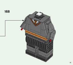 LEGO 76393 instructions page 77 – build guide