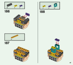 LEGO 76393 instructions page 87 – build guide