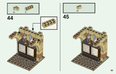 LEGO 76395 instructions page 43 – build guide