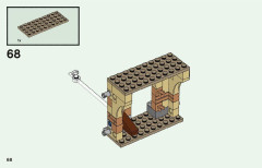 LEGO 76395 instructions page 68 – build guide