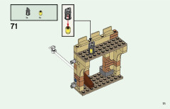 LEGO 76395 instructions page 71 – build guide