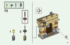 LEGO 76395 instructions page 73 – build guide