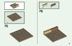 LEGO 76395 instructions page 75 – build guide