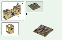 LEGO 76395 instructions page 8 – build guide