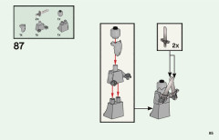 LEGO 76395 instructions page 85 – build guide