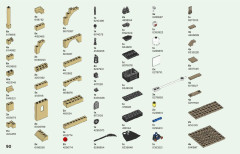 LEGO 76395 instructions page 90 – build guide