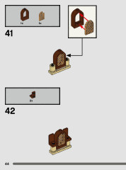 LEGO 76397 instructions page 44 – build guide