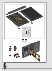 LEGO 76397 instructions page 6 – build guide