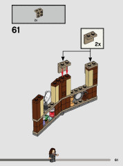 LEGO 76397 instructions page 61 – build guide