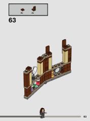 LEGO 76397 instructions page 63 – build guide