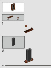 LEGO 76397 instructions page 72 – build guide