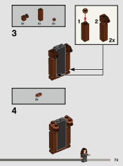 LEGO 76397 instructions page 73 – build guide