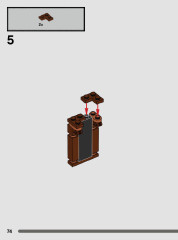 LEGO 76397 instructions page 74 – build guide