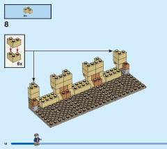 LEGO 76398 instructions page 12 – build guide