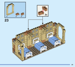 LEGO 76398 instructions page 23 – build guide