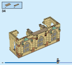 LEGO 76398 instructions page 34 – build guide
