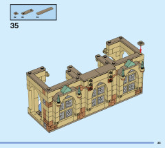 LEGO 76398 instructions page 35 – build guide