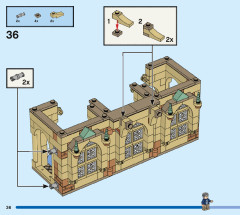 LEGO 76398 instructions page 36 – build guide