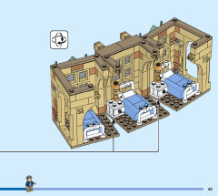 LEGO 76398 instructions page 43 – build guide