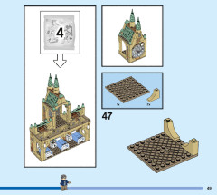 LEGO 76398 instructions page 49 – build guide