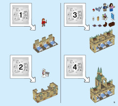 LEGO 76398 instructions page 5 – build guide