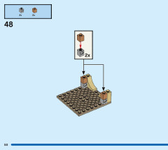 LEGO 76398 instructions page 50 – build guide