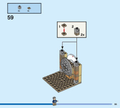 LEGO 76398 instructions page 55 – build guide