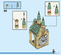 LEGO 76398 instructions page 71 – build guide