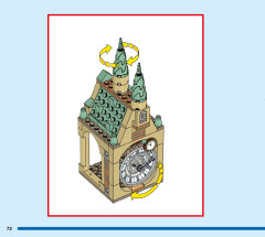 LEGO 76398 instructions page 72 – build guide