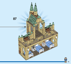 LEGO 76398 instructions page 73 – build guide