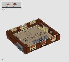 LEGO 76399 instructions page 74 – build guide