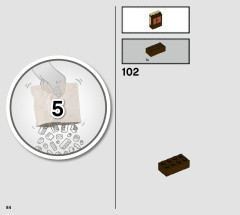 LEGO 76399 instructions page 84 – build guide