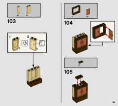 LEGO 76399 instructions page 85 – build guide