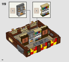 LEGO 76399 instructions page 92 – build guide