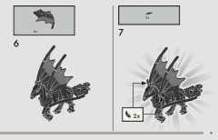 LEGO 76400 instructions page 9 – build guide