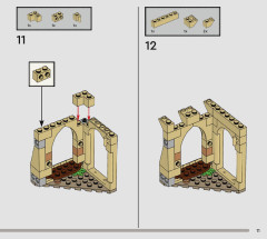 LEGO 76401 instructions page 11 – build guide