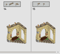 LEGO 76401 instructions page 13 – build guide