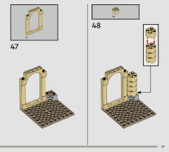 LEGO 76401 instructions page 37 – build guide