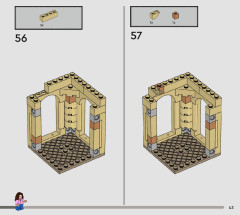 LEGO 76401 instructions page 43 – build guide